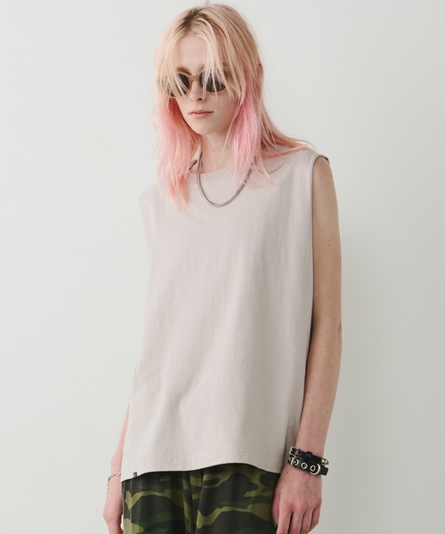 AFF AIVER(エイエフエフアイバー)の「AFF AIVER 16/-ウォッシュ天竺N/S TEE(ショートレングス)(Tシャツ/カットソー・メンズ・チャコールグレー/ブラック/ホワイト/ライトグレー・SMALL/MEDIUM/LARGE)」の4枚目の写真