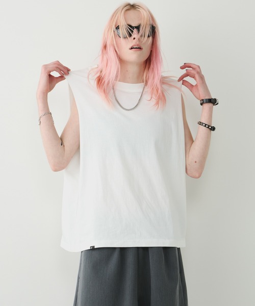 AFF AIVER(エイエフエフアイバー)の「AFF AIVER 16/-ウォッシュ天竺N/S TEE(ショートレングス)(Tシャツ/カットソー・メンズ・チャコールグレー/ブラック/ホワイト/ライトグレー・SMALL/MEDIUM/LARGE)」の7枚目の写真