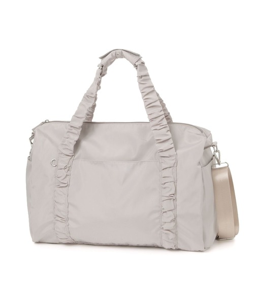 GLOBAL WORK（グローバルワーク）の「スッキャリボストン/325968（ボストンバッグ・レディース・ブラック/グレー/チャコールグレー・FREE）」の3枚目の写真