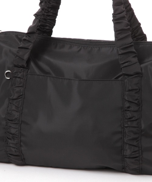 GLOBAL WORK（グローバルワーク）の「スッキャリボストン/325968（ボストンバッグ・レディース・ブラック/グレー/チャコールグレー・FREE）」の10枚目の写真