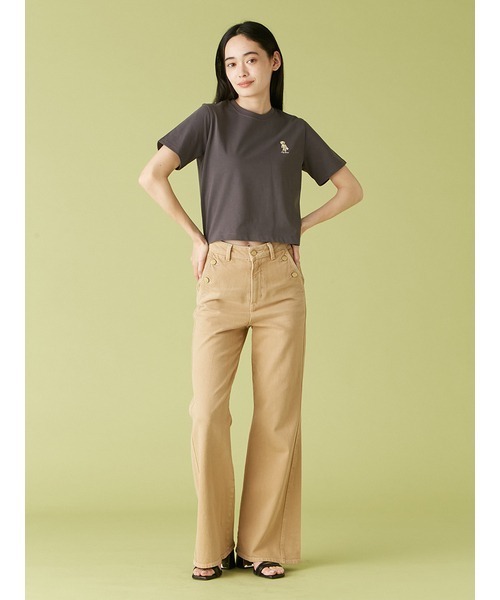 ストレッチフレアデニムパンツ(デニムパンツ)|LILY BROWN(リリー ストレッチフレアデニムパンツ(デニムパンツ)|LILY BROWN(リリー