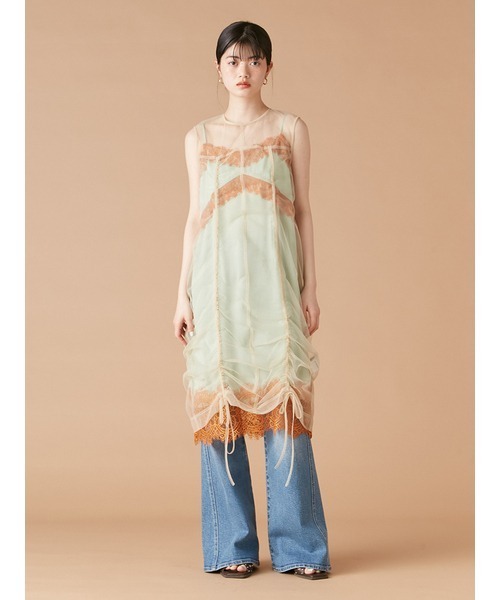 LILY BROWN（リリーブラウン）の「ストレッチフレアデニムパンツ（デニムパンツ・レディース・ベージュ/ネイビー/ライトブルー・1/0/00）」の15枚目の写真