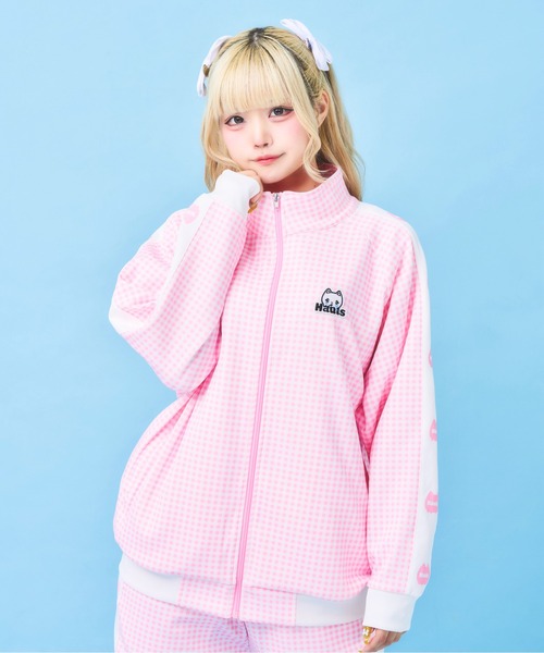 Hauls(ハウルズ)の「新!柄 ネ申おジャージ参上!(ジャージ・レディース・ブラック系その他2/サックスブルー系/サックスブルー系2/ネイビー/ブラック系その他/ブラック系その他3/ブラック系その他5/ブラック系その他4/ピンク系その他・F)」の17枚目の写真