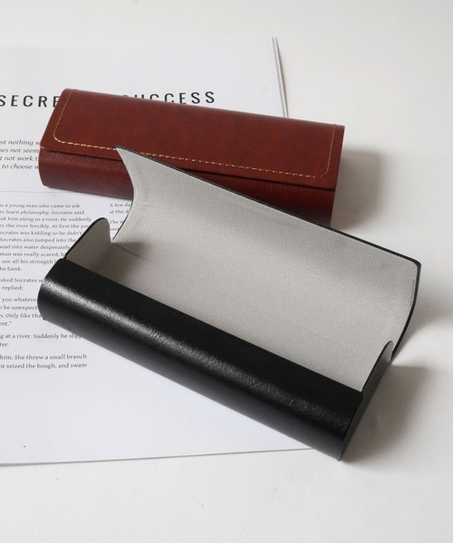 Port(ポート)の「【 Port / ポート 】 シンプル フェイクレザー デザイン メガネケース(メガネ・レディース・ブラック/ブラウン・FREE)」の9枚目の写真