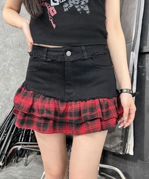 Figments | スイッチチェックミニスカパン(スカート)