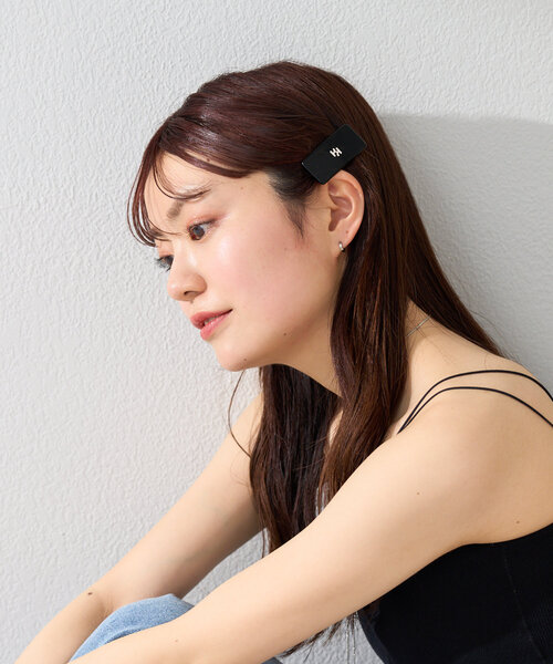 Kastane（カスタネ）の「【fiw.】スクエアバレッタSET（バレッタ/ヘアクリップ・レディース・ブラウン/ブラック・FREE）」の4枚目の写真