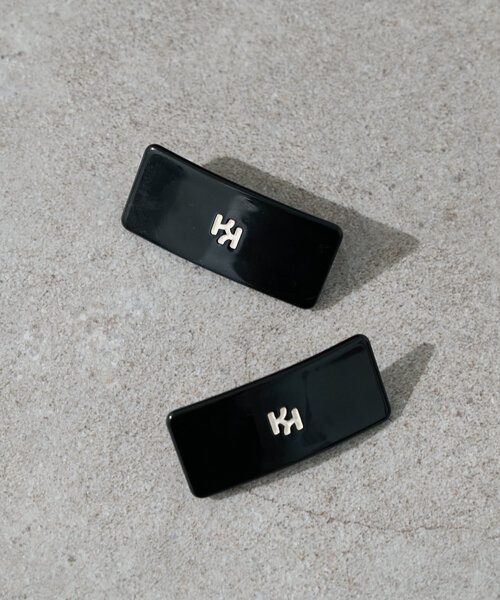 Kastane（カスタネ）の「【fiw.】スクエアバレッタSET（バレッタ/ヘアクリップ・レディース・ブラウン/ブラック・FREE）」の5枚目の写真