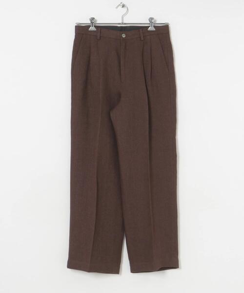 セール】new basic リネンタックスラックス（その他パンツ