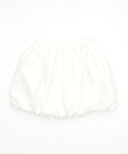 WEGO(ウィゴー)の「WEGO/ナイロンバルーンミニスカート(スカート・レディース・ブラック/オフホワイト・FREE)」の6枚目の写真