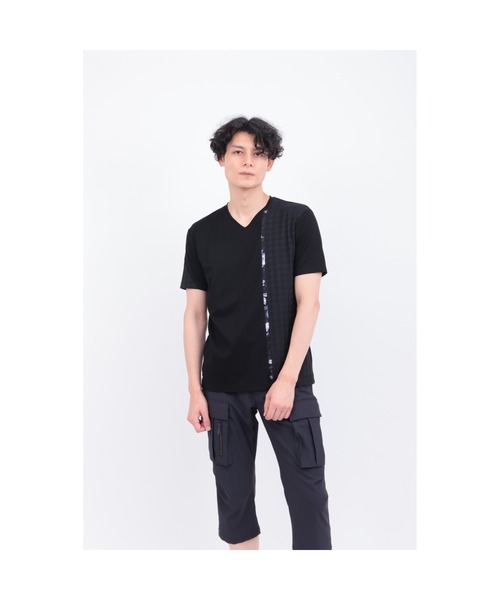 TORNADO MART(トルネードマート)の「TORNADO MART∴コンビネーションライン切替カットソー(Tシャツ/カットソー・メンズ・ホワイト/ブラック・L/LL/XXL/M)」の19枚目の写真
