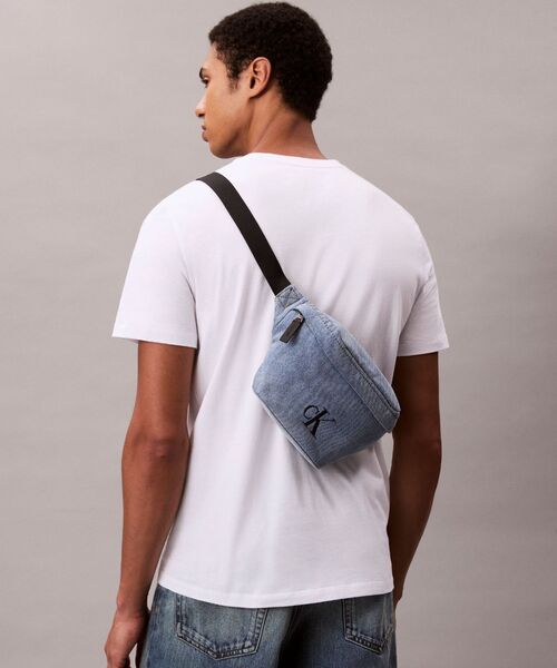 Calvin Klein(カルバン・クライン)の「デニム ウエストバッグ(ボディバッグ/ウエストポーチ・メンズ・ブルー・FREE)」の5枚目の写真