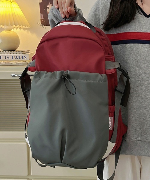 Miniministore(ミニミニストア)の「リュックサック 大容量A4 バックパック(バックパック/リュック・レディース・ワインレッド/グレイッシュベージュ/ミント・FREE)」の17枚目の写真