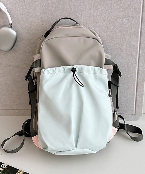 Miniministore(ミニミニストア)の「リュックサック 大容量A4 バックパック(バックパック/リュック・レディース・ワインレッド/グレイッシュベージュ/ミント・FREE)」の15枚目の写真