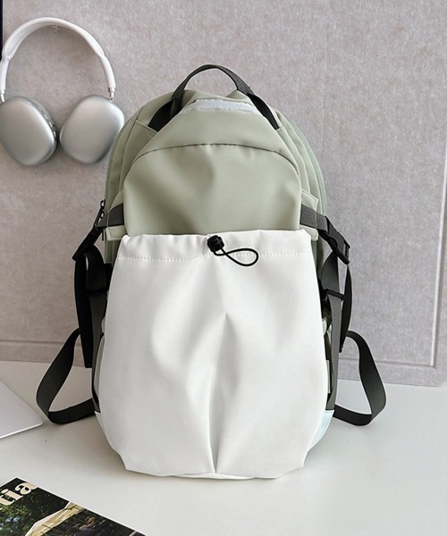 Miniministore(ミニミニストア)の「リュックサック 大容量A4 バックパック(バックパック/リュック・レディース・ワインレッド/グレイッシュベージュ/ミント・FREE)」の14枚目の写真