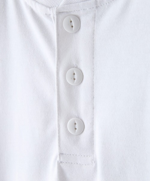 SAVIER（サビアー）の「【SAVIER/サビアー】×【ZERO STAIN/ゼロステイン】コラボ ヘンリーネックTシャツ（Tシャツ/カットソー・メンズ・ブラック/ホワイト/オフホワイト/ネイビー・LARGE/MEDIUM）」の6枚目の写真