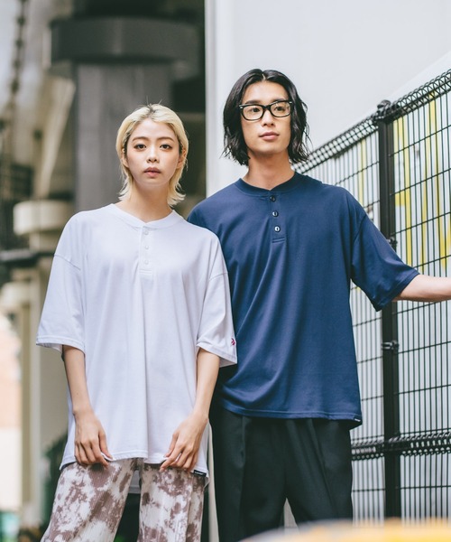 SAVIER（サビアー）の「【SAVIER/サビアー】×【ZERO STAIN/ゼロステイン】コラボ ヘンリーネックTシャツ（Tシャツ/カットソー・メンズ・ブラック/ホワイト/オフホワイト/ネイビー・LARGE/MEDIUM）」の20枚目の写真