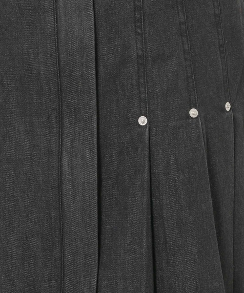 LOWRYS FARM(ローリーズファーム)の「デニムプリーツスカート 290116(スカート・レディース・ブラック/グレー/ブルー・FREE)」の15枚目の写真