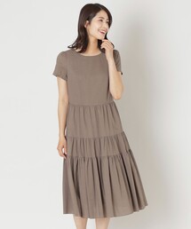 TO BE CHIC（トゥー ビー シック）の「ウェーブローン ランダムティアードワンピース（ワンピース）」