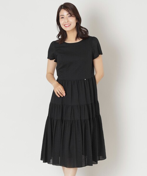 ウェーブローン ランダムティアードワンピース（ワンピース）｜TO BE