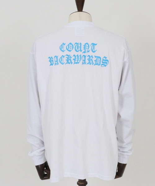 THEOREM（セオレム）の「mt9798-Printed THEOREM LS Tee ロンTシャツ(count backwards)（Tシャツ/カットソー・メンズ・ブラック系その他/ブラック/ホワイト/ホワイト系その他・XL/M/L/S）」の20枚目の写真