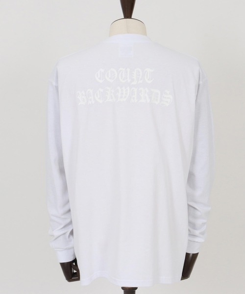 THEOREM（セオレム）の「mt9798-Printed THEOREM LS Tee ロンTシャツ(count backwards)（Tシャツ/カットソー・メンズ・ブラック系その他/ブラック/ホワイト/ホワイト系その他・XL/M/L/S）」の18枚目の写真