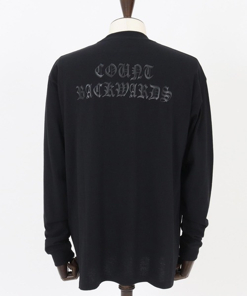 THEOREM（セオレム）の「mt9798-Printed THEOREM LS Tee ロンTシャツ(count backwards)（Tシャツ/カットソー・メンズ・ブラック系その他/ブラック/ホワイト/ホワイト系その他・XL/M/L/S）」の16枚目の写真