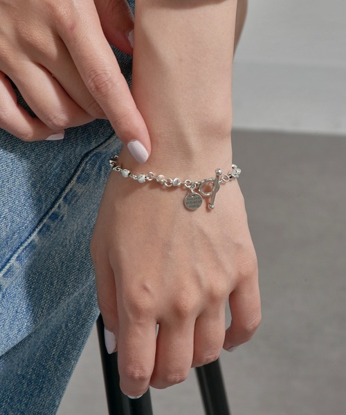 セール】【PHILIPPE AUDIBERT】Apopka bracelet S, brass silver