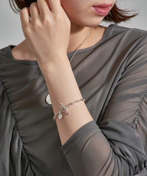 セール】【PHILIPPE AUDIBERT】Apopka bracelet S, brass silver