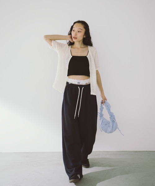 duei（デュイ）の「シアーシャーリングコンパクトホックカーディガン（カーディガン/ボレロ・レディース・アイボリー/ブラック・FREE）」の9枚目の写真