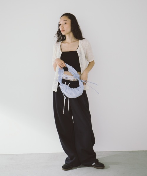 duei（デュイ）の「シアーシャーリングコンパクトホックカーディガン（カーディガン/ボレロ・レディース・アイボリー/ブラック・FREE）」の8枚目の写真