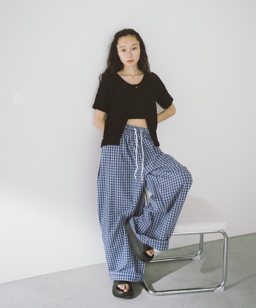 duei（デュイ）の「シアーシャーリングコンパクトホックカーディガン（カーディガン/ボレロ・レディース・アイボリー/ブラック・FREE）」の16枚目の写真