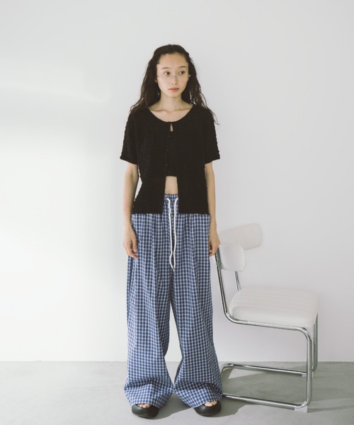 duei（デュイ）の「シアーシャーリングコンパクトホックカーディガン（カーディガン/ボレロ・レディース・アイボリー/ブラック・FREE）」の17枚目の写真