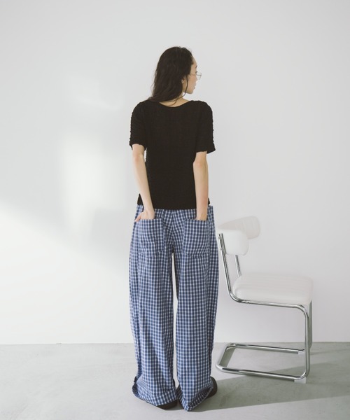 duei（デュイ）の「シアーシャーリングコンパクトホックカーディガン（カーディガン/ボレロ・レディース・アイボリー/ブラック・FREE）」の19枚目の写真