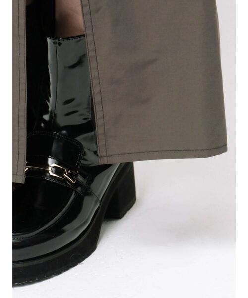 MERCURYDUO（マーキュリーデュオ）の「フロントスリットカーゴスカート（スカート・レディース・アイボリー/ブラック/ブラウン・SMALL/MEDIUM）」の21枚目の写真