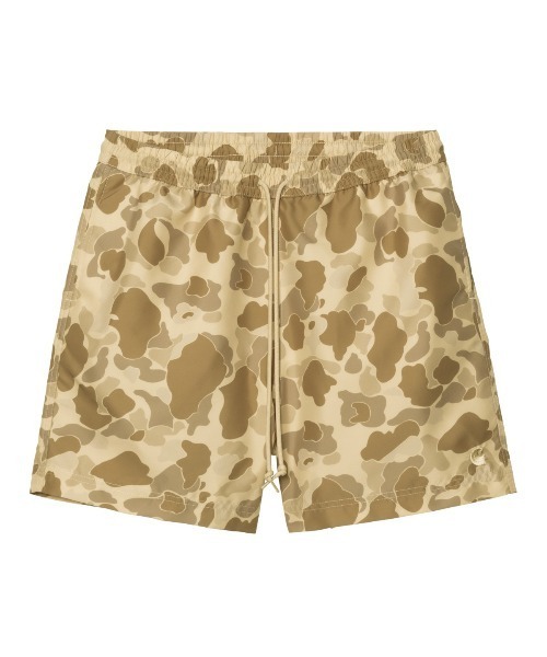 Carhartt WIP(カーハートダブリューアイピー)の「Carhartt WIP SLATER SWIM TRUNKS(カーハートワークインプログレス スレイター スイム トランクス)(その他パンツ・メンズ・カモフラージュ/ブラック/ネイビー系・SMALL/MEDIUM/LARGE/X-SMALL/X-LARGE)」の3枚目の写真