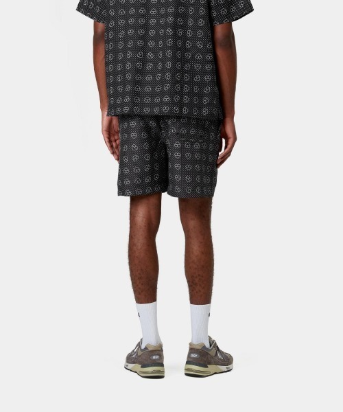Carhartt WIP(カーハートダブリューアイピー)の「Carhartt WIP SLATER SWIM TRUNKS(カーハートワークインプログレス スレイター スイム トランクス)(その他パンツ・メンズ・カモフラージュ/ブラック/ネイビー系・SMALL/MEDIUM/LARGE/X-SMALL/X-LARGE)」の7枚目の写真