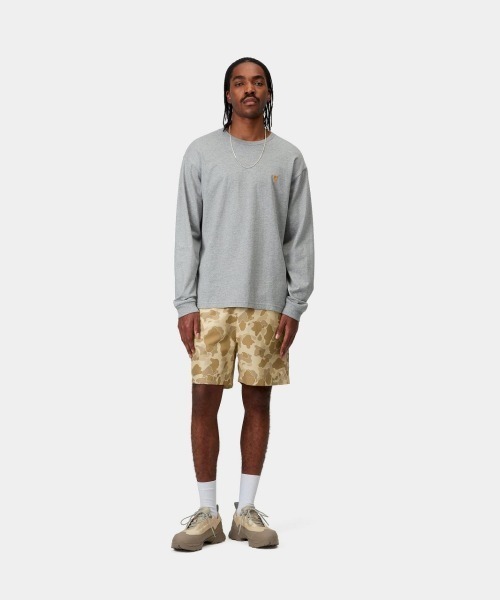 Carhartt WIP(カーハートダブリューアイピー)の「Carhartt WIP SLATER SWIM TRUNKS(カーハートワークインプログレス スレイター スイム トランクス)(その他パンツ・メンズ・カモフラージュ/ブラック/ネイビー系・SMALL/MEDIUM/LARGE/X-SMALL/X-LARGE)」の14枚目の写真