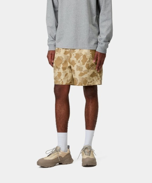 Carhartt WIP(カーハートダブリューアイピー)の「Carhartt WIP SLATER SWIM TRUNKS(カーハートワークインプログレス スレイター スイム トランクス)(その他パンツ・メンズ・カモフラージュ/ブラック/ネイビー系・SMALL/MEDIUM/LARGE/X-SMALL/X-LARGE)」の12枚目の写真