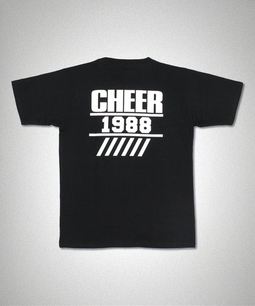 CHEER(チアー)の「ダイアゴナルスタープリントバックロゴBIGTEE(Tシャツ/カットソー・レディース・ホワイト/ブラック・M/S/L)」の10枚目の写真
