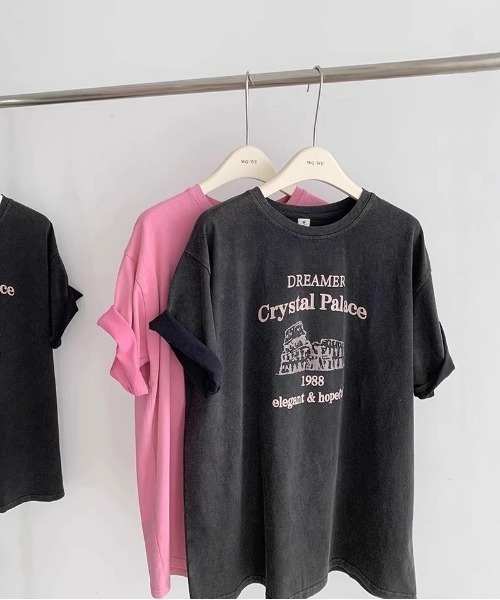 SHEPP(シープ)の「レタープリントピグメントT(Tシャツ/カットソー・レディース・ブラック・L/M)」の6枚目の写真