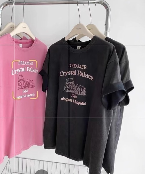 SHEPP(シープ)の「レタープリントピグメントT(Tシャツ/カットソー・レディース・ブラック・L/M)」の7枚目の写真
