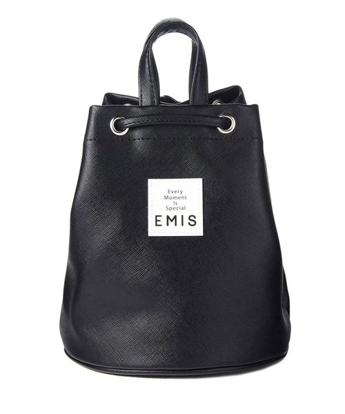 EMIS(イミス)の「LEATHER MINI BACK PACK(バックパック/リュック・レディース・ブラウン/ブラック・FREE)」の3枚目の写真