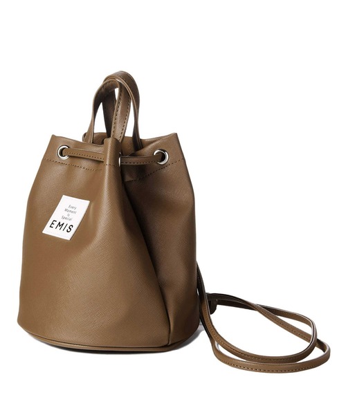 バックパック・リュック emis LEATHER MINI BACK PACKBLACK m1037_1333732 LEATHER MINI BACK PACK-BLACK - EMIS