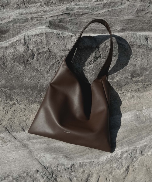 remer loose shoulder tote bag black リメール loose shoulder tote bag / ルーズショルダートートバッグ