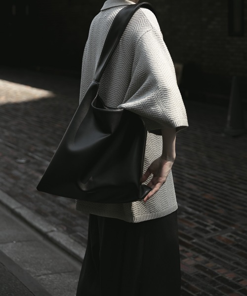 【新品】remer loose shoulder tote bag リメール loose shoulder tote bag / ルーズショルダートートバッグ