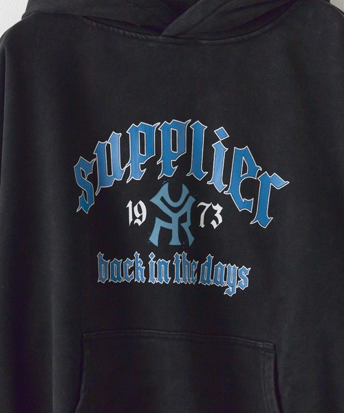 SUPPLIER(サプライヤー)の「SUPPLIER/サプライヤー Vintage Wash Logo Hoodie フーディー(パーカー・メンズ・グレー/ブラック・M/XL/L)」の17枚目の写真