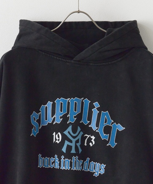 セール】SUPPLIER/サプライヤー Vintage Wash Logo Hoodie