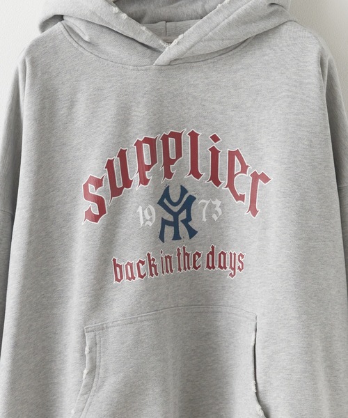 SUPPLIER(サプライヤー)の「SUPPLIER/サプライヤー Vintage Wash Logo Hoodie フーディー(パーカー・メンズ・グレー/ブラック・M/XL/L)」の18枚目の写真