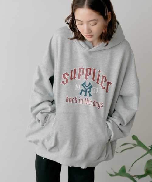 パーカー・フーディ Universal Works FW22 HOODIE (27609_BROWN) Universal Works(ユニバーサルワークス) パーカー・フーディ