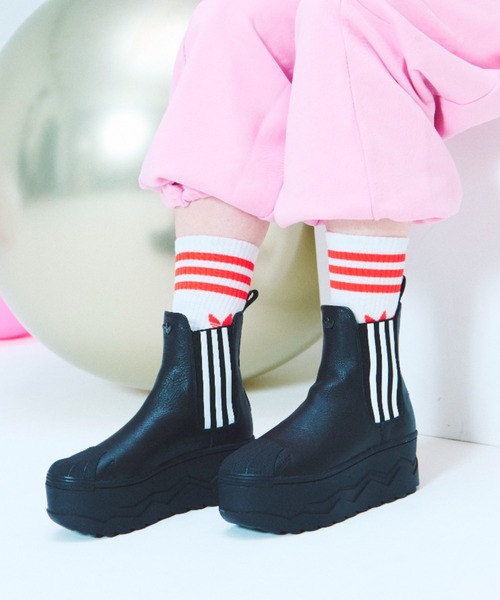 adidas SSTR PF BOOTS atmos pink / アディダス スーパースター プラットフォーム ブーツ アトモス ピンク【SP】